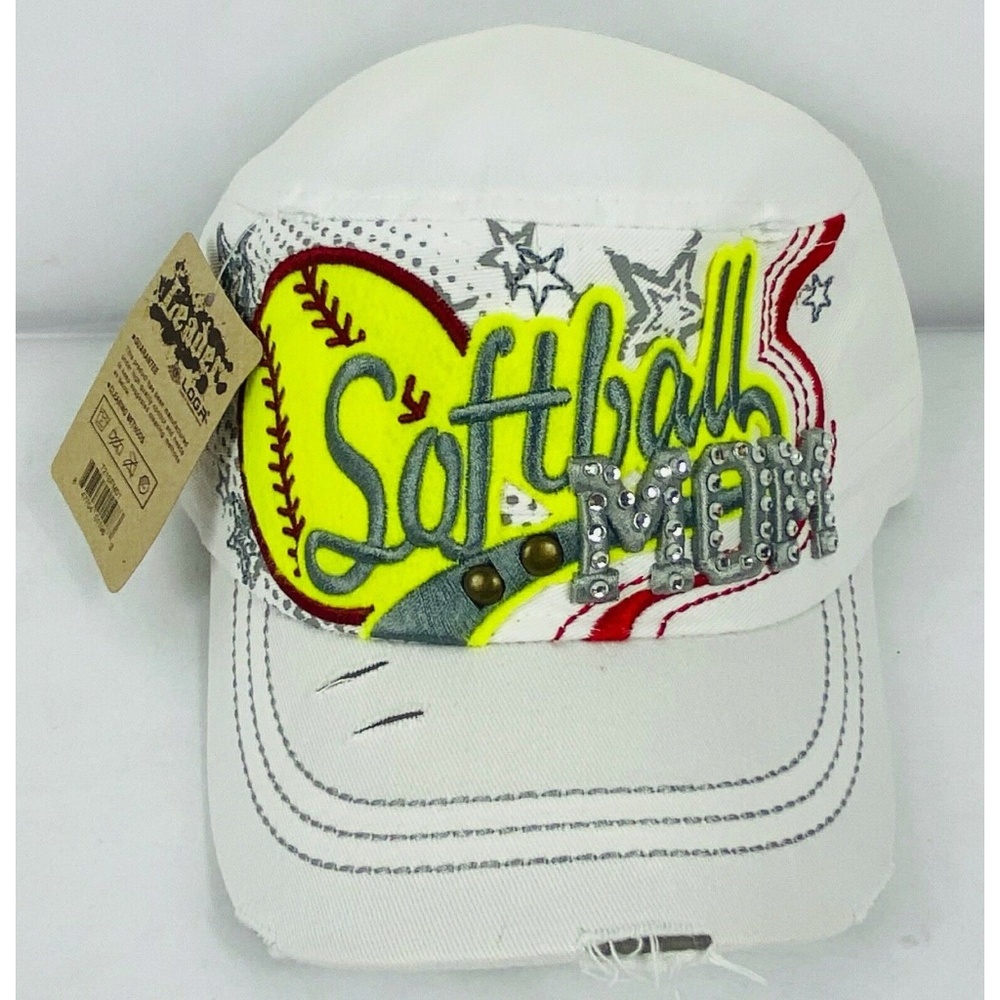 Women's Leader Embroidered Softball Mom Hat